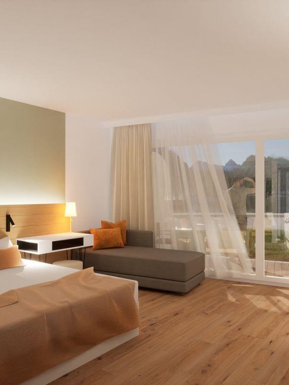 Double room Morgentau